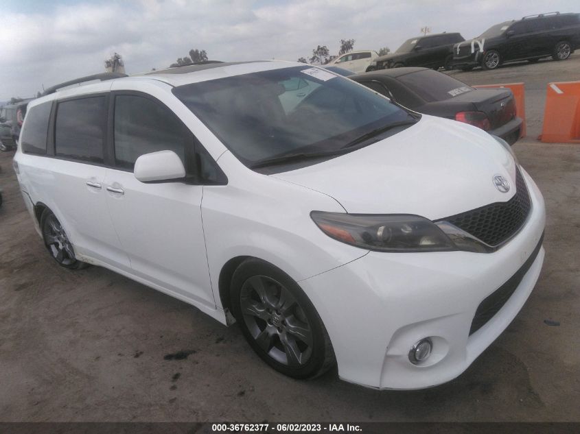 2015 TOYOTA SIENNA SE - 5TDXK3DC7FS538506