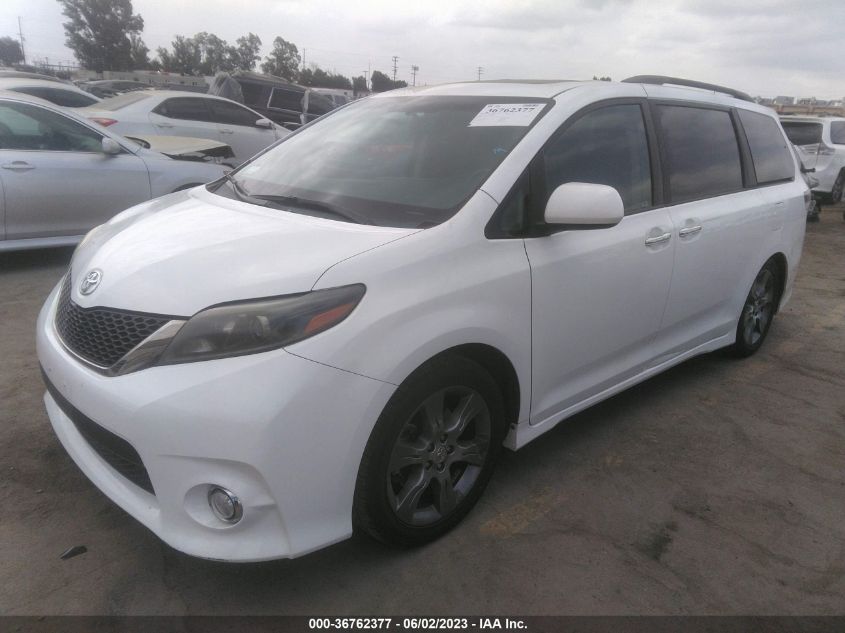 2015 TOYOTA SIENNA SE - 5TDXK3DC7FS538506