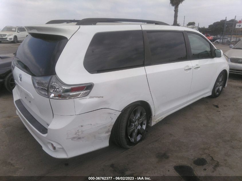 2015 TOYOTA SIENNA SE - 5TDXK3DC7FS538506