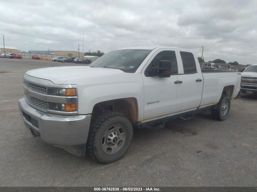 2019 CHEVROLET SILVERADO 2500HD WORK TRUCK - 2GC2KREG6K1168343