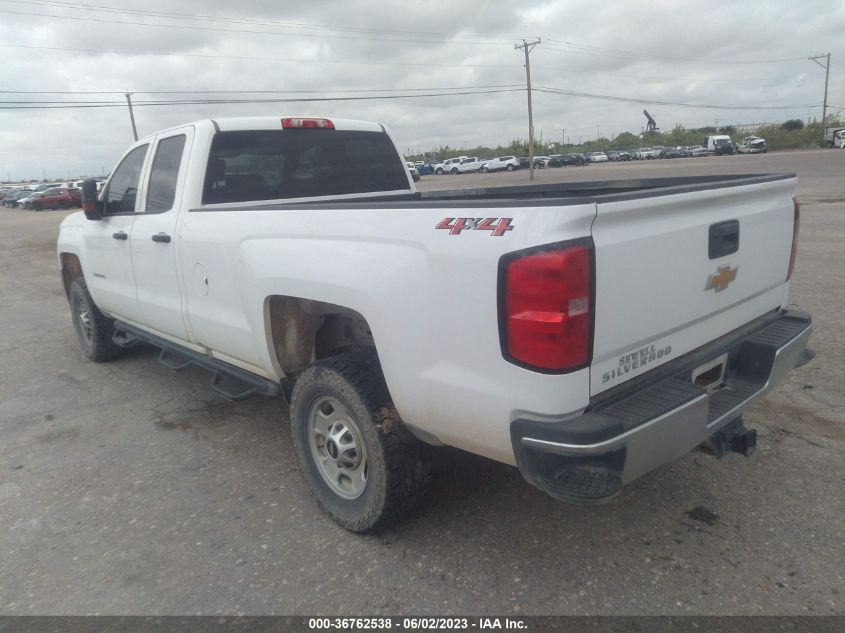 2019 CHEVROLET SILVERADO 2500HD WORK TRUCK - 2GC2KREG6K1168343
