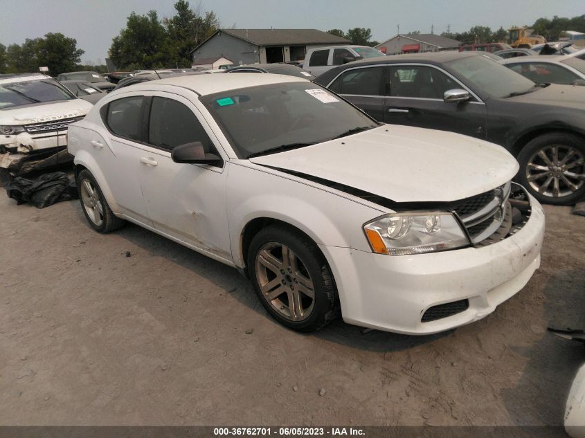 2013 DODGE AVENGER SE - 1C3CDZAB4DN536386