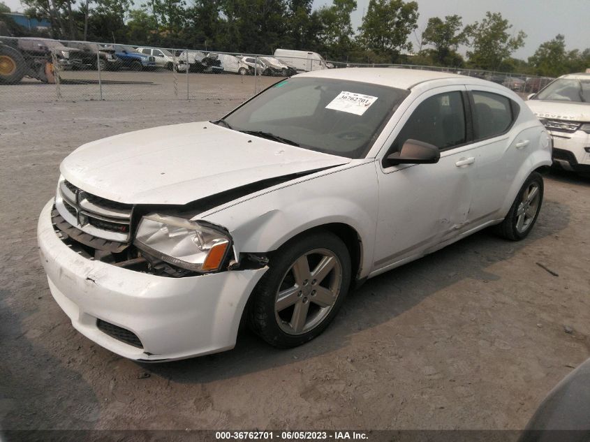 2013 DODGE AVENGER SE - 1C3CDZAB4DN536386