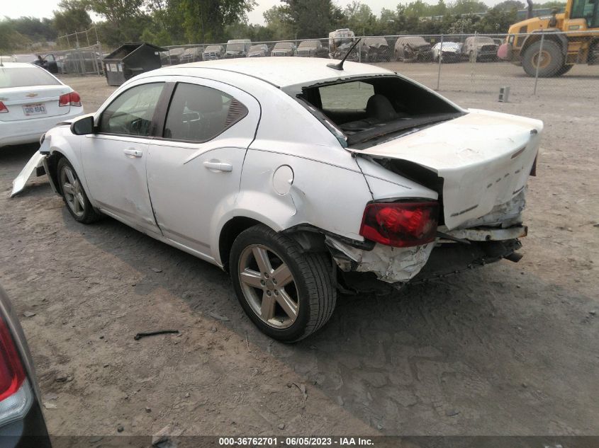2013 DODGE AVENGER SE - 1C3CDZAB4DN536386