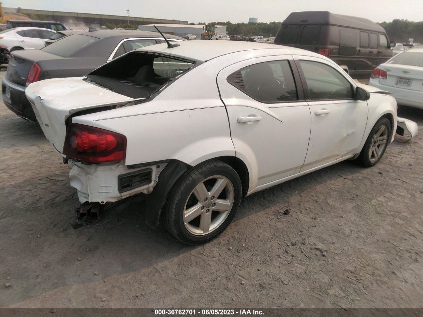 2013 DODGE AVENGER SE - 1C3CDZAB4DN536386
