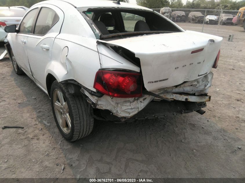 2013 DODGE AVENGER SE - 1C3CDZAB4DN536386