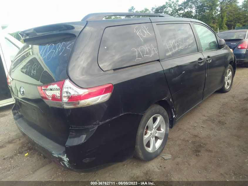 2013 TOYOTA SIENNA LE - 5TDKK3DCXDS287133