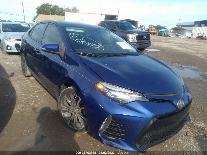 2017 TOYOTA COROLLA L/LE/XLE/SE - 2T1BURHE9HC803991