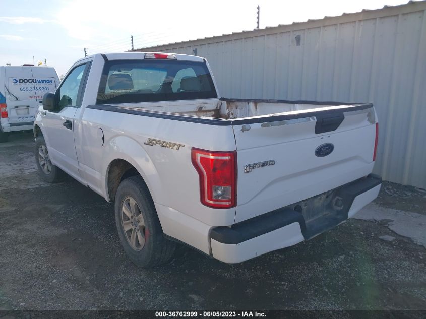 2017 FORD F-150 XL/XLT - 1FTMF1C88HKC23605