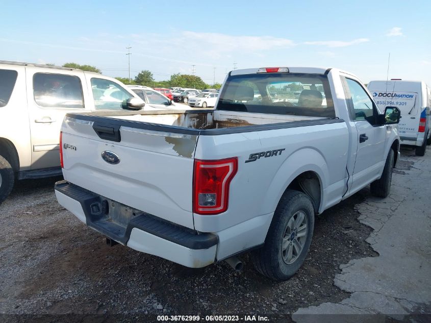 2017 FORD F-150 XL/XLT - 1FTMF1C88HKC23605
