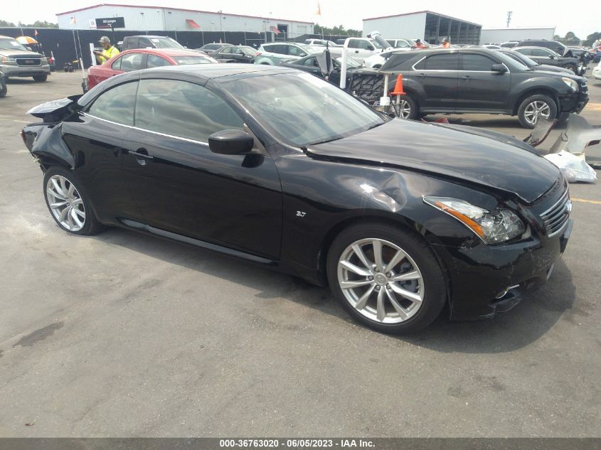 2014 INFINITI Q60 CONVERTIBLE - JN1CV6FE0EM900209