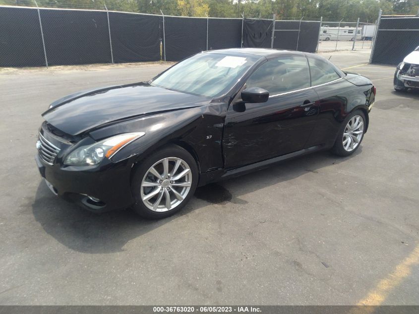2014 INFINITI Q60 CONVERTIBLE - JN1CV6FE0EM900209