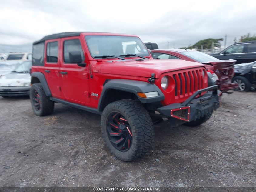 2018 JEEP WRANGLER UNLIMITED SPORT - 1C4HJXDN5JW263999