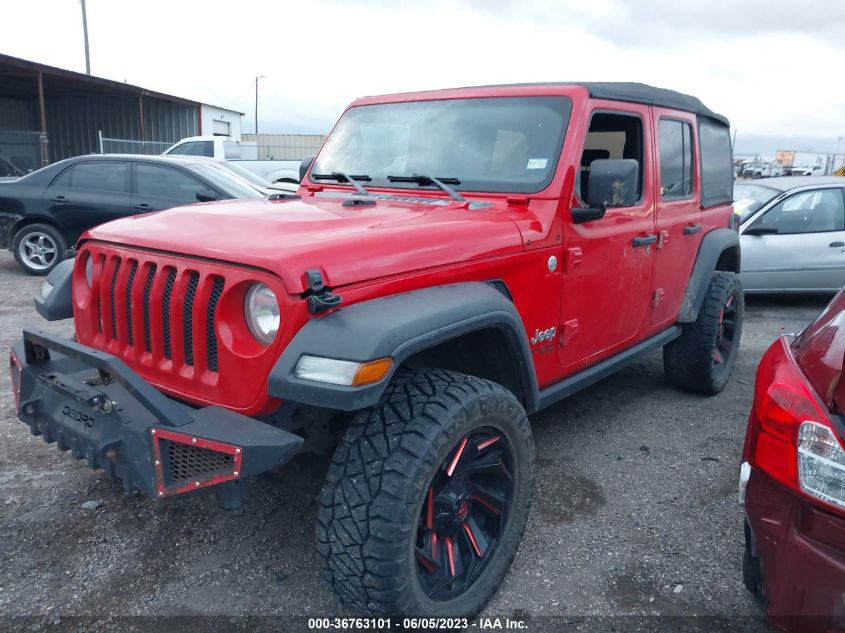2018 JEEP WRANGLER UNLIMITED SPORT - 1C4HJXDN5JW263999