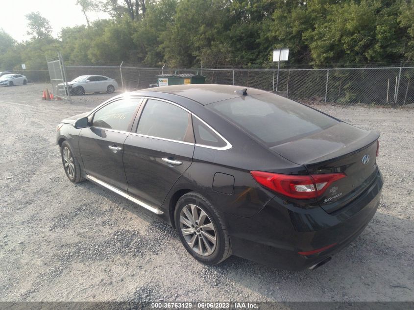 2015 HYUNDAI SONATA 2.4L SPORT - 5NPE34AF9FH085391