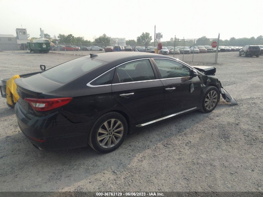 2015 HYUNDAI SONATA 2.4L SPORT - 5NPE34AF9FH085391