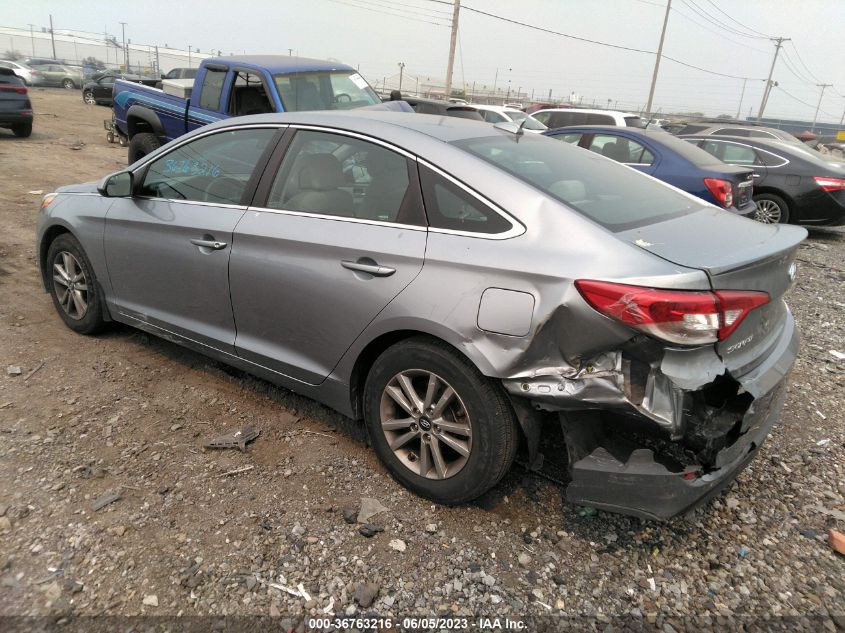 2016 HYUNDAI SONATA 2.4L SE - 5NPE24AF6GH413063