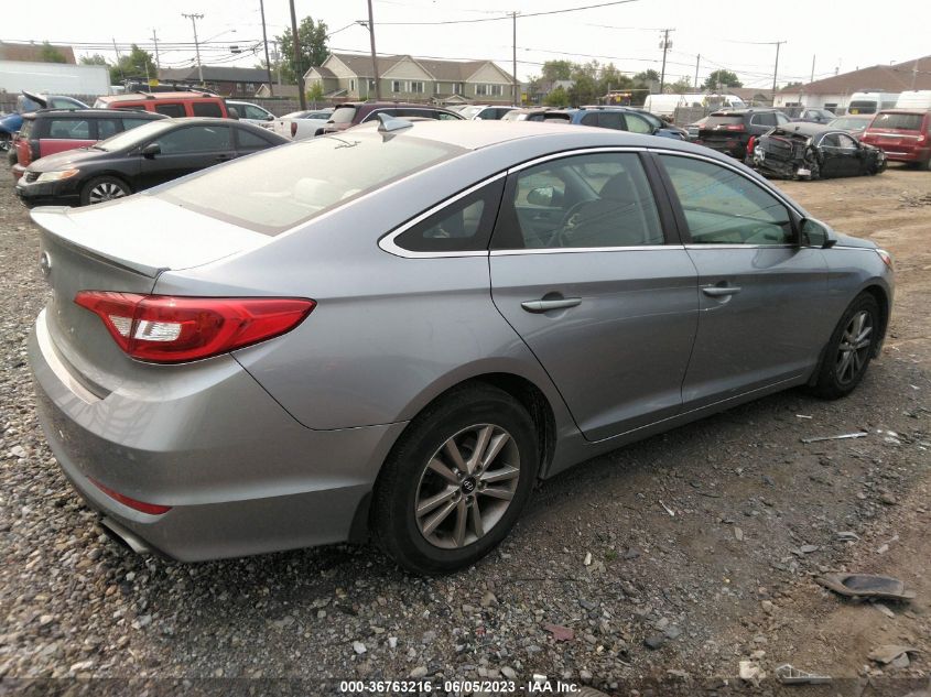 2016 HYUNDAI SONATA 2.4L SE - 5NPE24AF6GH413063