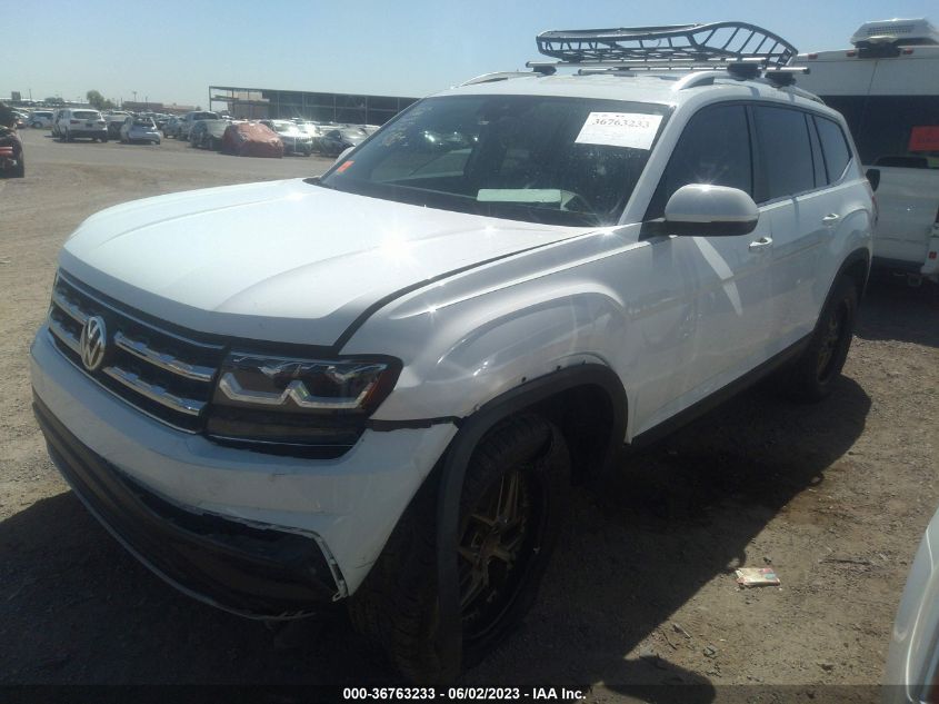 2019 VOLKSWAGEN ATLAS 3.6L V6 SE W/TECHNOLOGY - 1V2UR2CA4KC558537