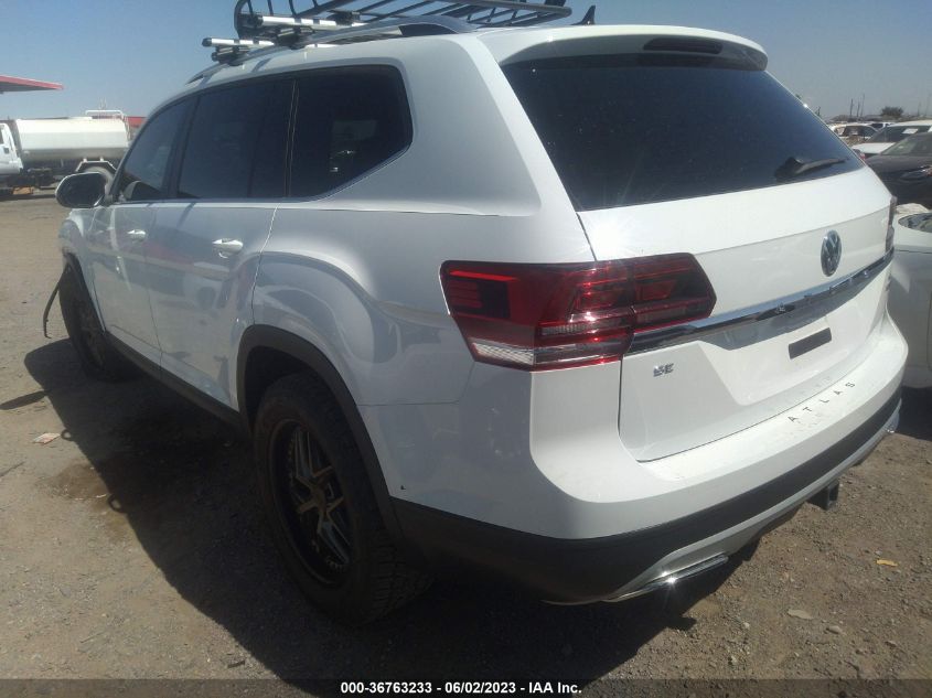 2019 VOLKSWAGEN ATLAS 3.6L V6 SE W/TECHNOLOGY - 1V2UR2CA4KC558537