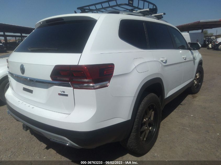 2019 VOLKSWAGEN ATLAS 3.6L V6 SE W/TECHNOLOGY - 1V2UR2CA4KC558537