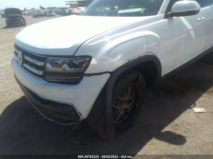 2019 VOLKSWAGEN ATLAS 3.6L V6 SE W/TECHNOLOGY - 1V2UR2CA4KC558537