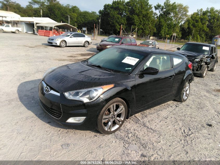 2013 HYUNDAI VELOSTER W/GRAY INT - KMHTC6AD4DU108785