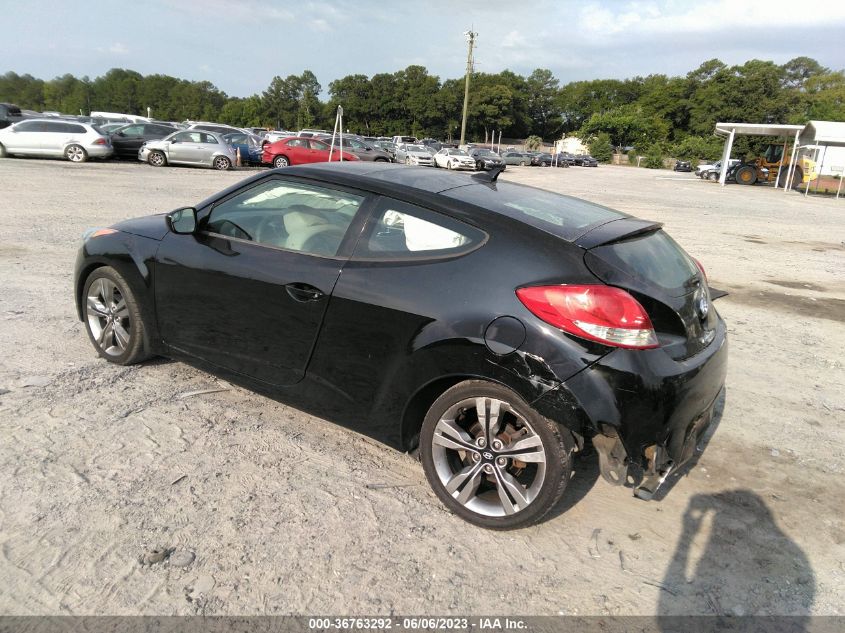 2013 HYUNDAI VELOSTER W/GRAY INT - KMHTC6AD4DU108785