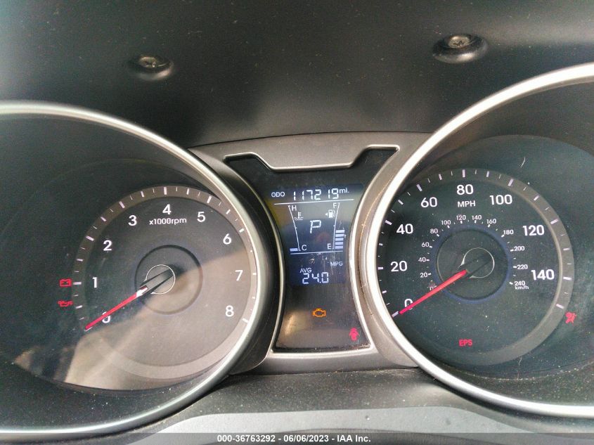 2013 HYUNDAI VELOSTER W/GRAY INT - KMHTC6AD4DU108785