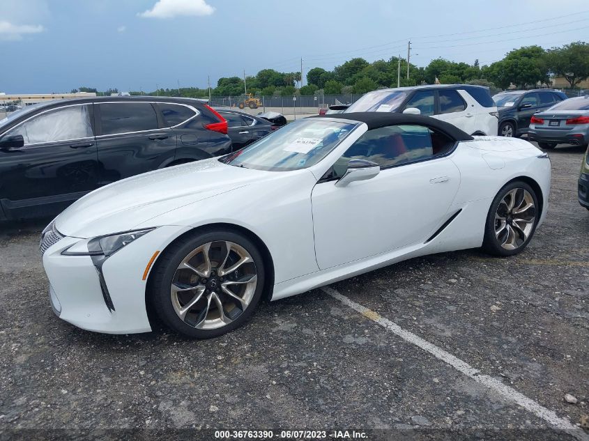 2021 LEXUS LC 500 JTHKPAAY2MA103529