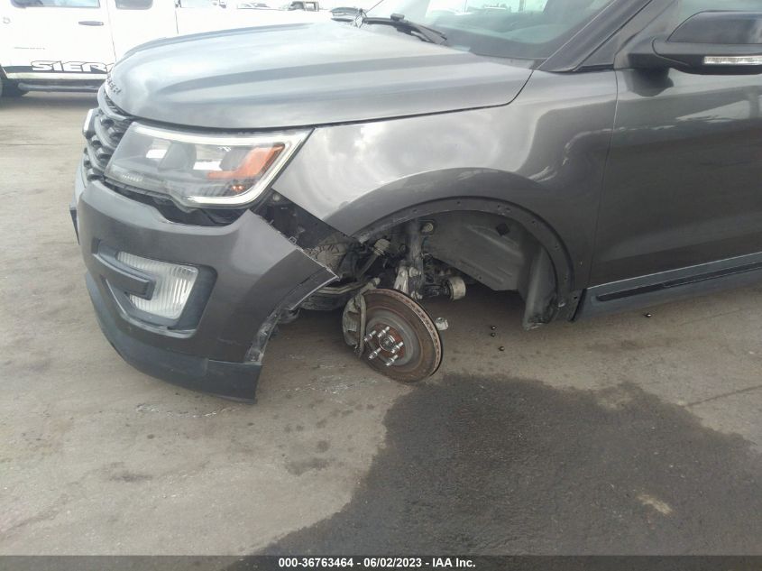 VIN 1FM5K8GT6HGD64243 2017 FORD EXPLORER SPORT