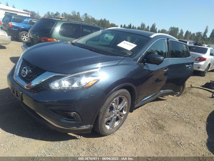 2016 NISSAN MURANO PLATINUM - 5N1AZ2MH9GN117316