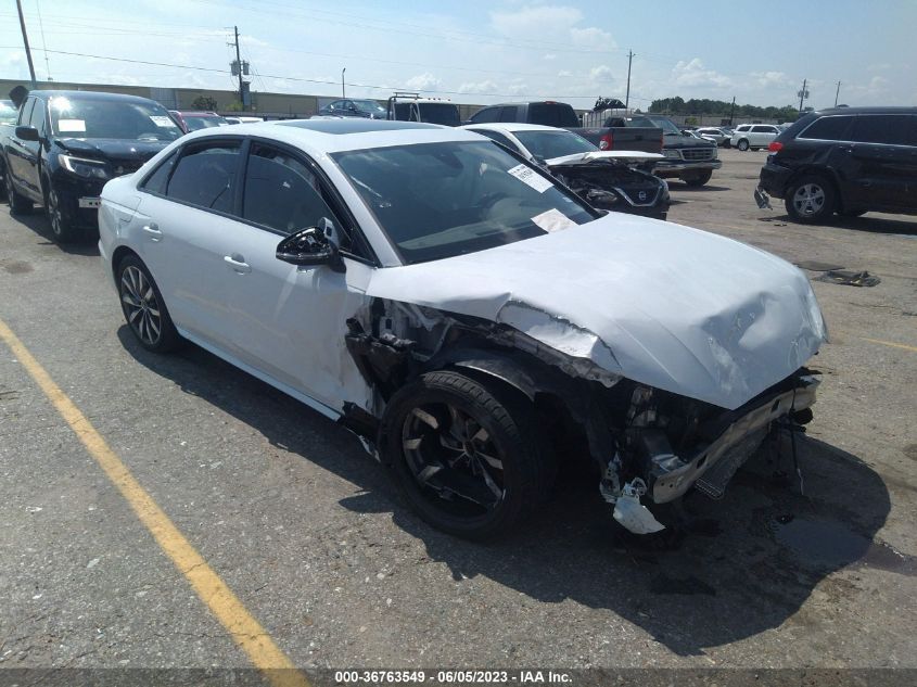 2022 AUDI A4 SEDAN PREMIUM PLUS - WAUBBAF43NN003629