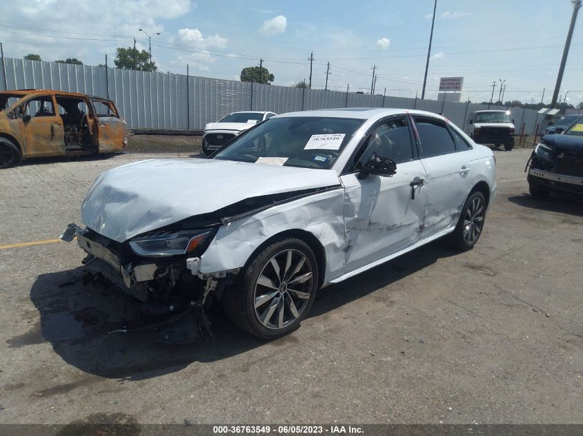 2022 AUDI A4 SEDAN PREMIUM PLUS - WAUBBAF43NN003629