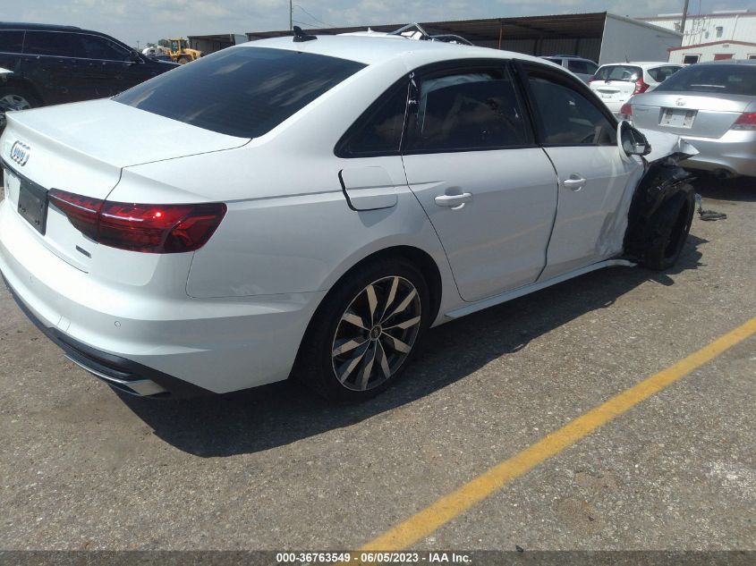 2022 AUDI A4 SEDAN PREMIUM PLUS - WAUBBAF43NN003629