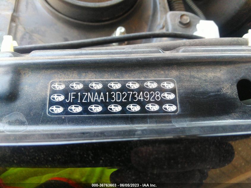 2013 TOYOTA SCION FR-S JF1ZNAA13D2734928