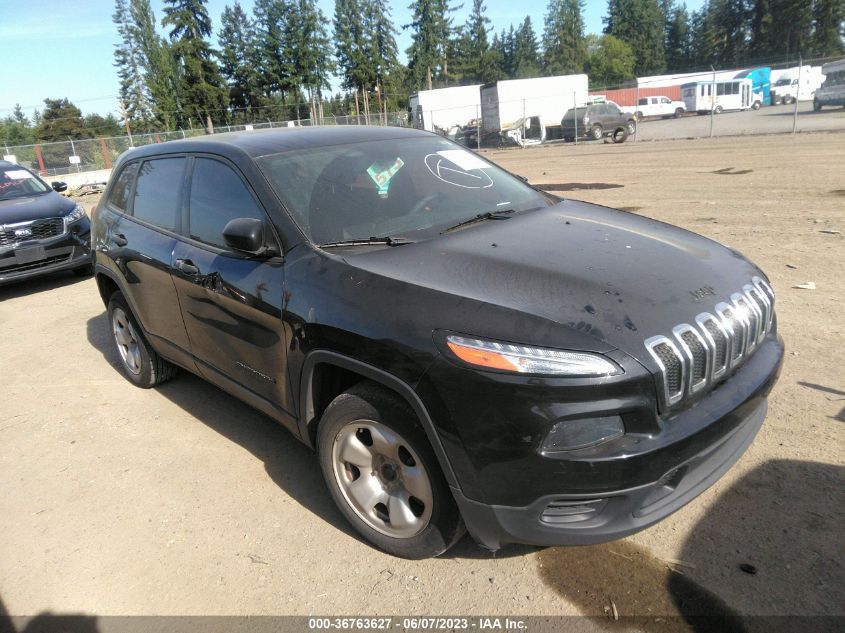 2017 JEEP CHEROKEE SPORT - 1C4PJLAB4HW603829
