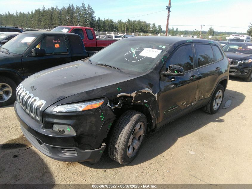 2017 JEEP CHEROKEE SPORT - 1C4PJLAB4HW603829