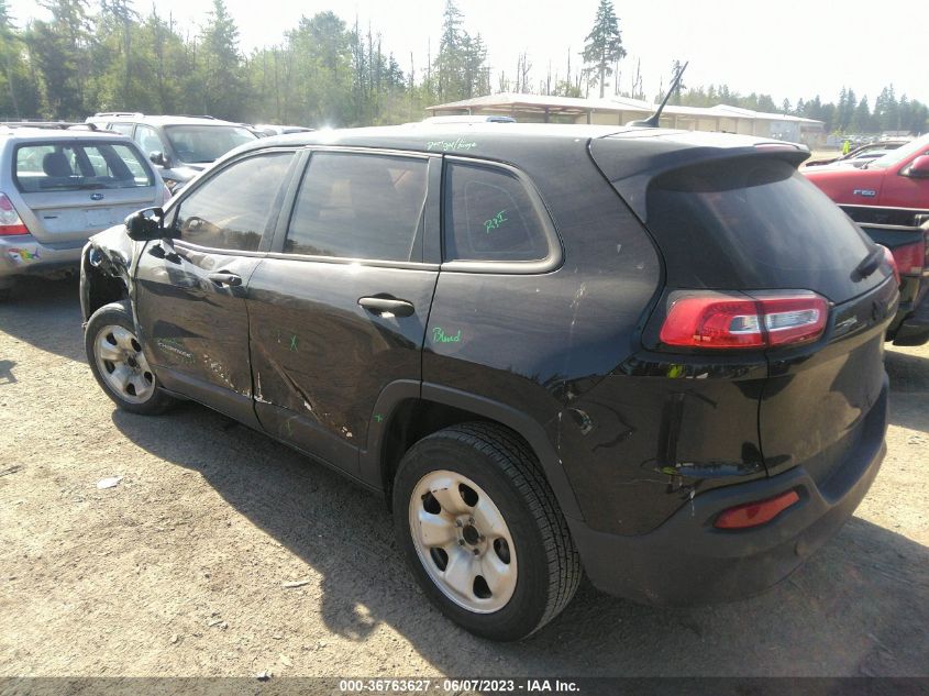 2017 JEEP CHEROKEE SPORT - 1C4PJLAB4HW603829