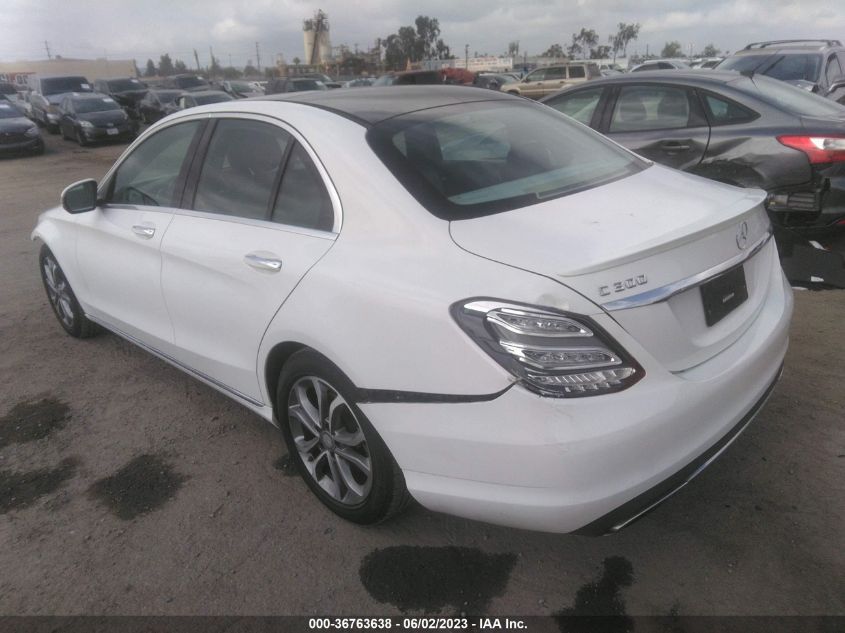 55SWF4JB7GU105547 2016 MERCEDES-BENZ C-CLASS, photo no. 3