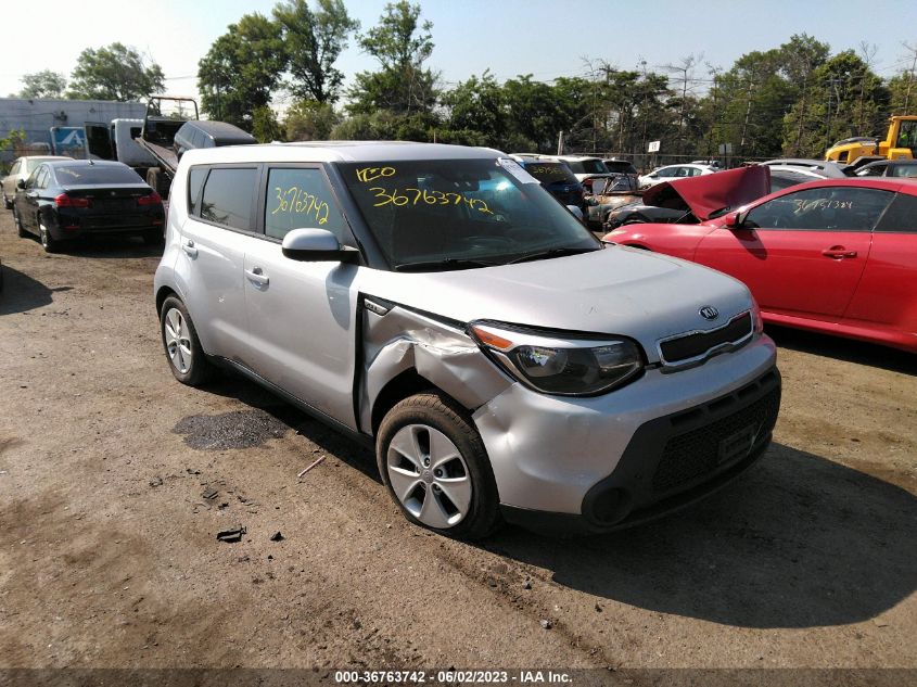 2016 KIA SOUL BASE - KNDJN2A27G7873733