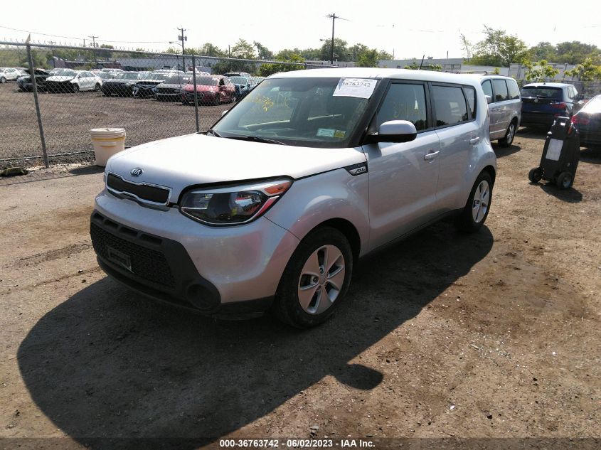 2016 KIA SOUL BASE - KNDJN2A27G7873733
