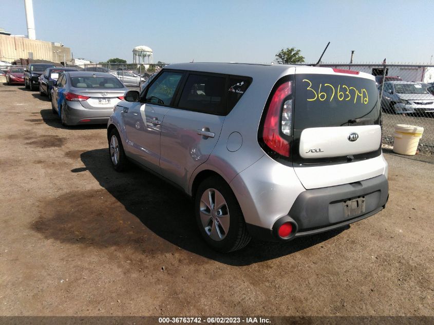 2016 KIA SOUL BASE - KNDJN2A27G7873733