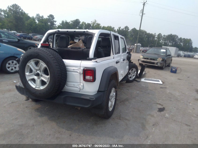 VIN 1C4HJXDN8LW279178 2020 JEEP WRANGLER UNLIMITED SPORT S