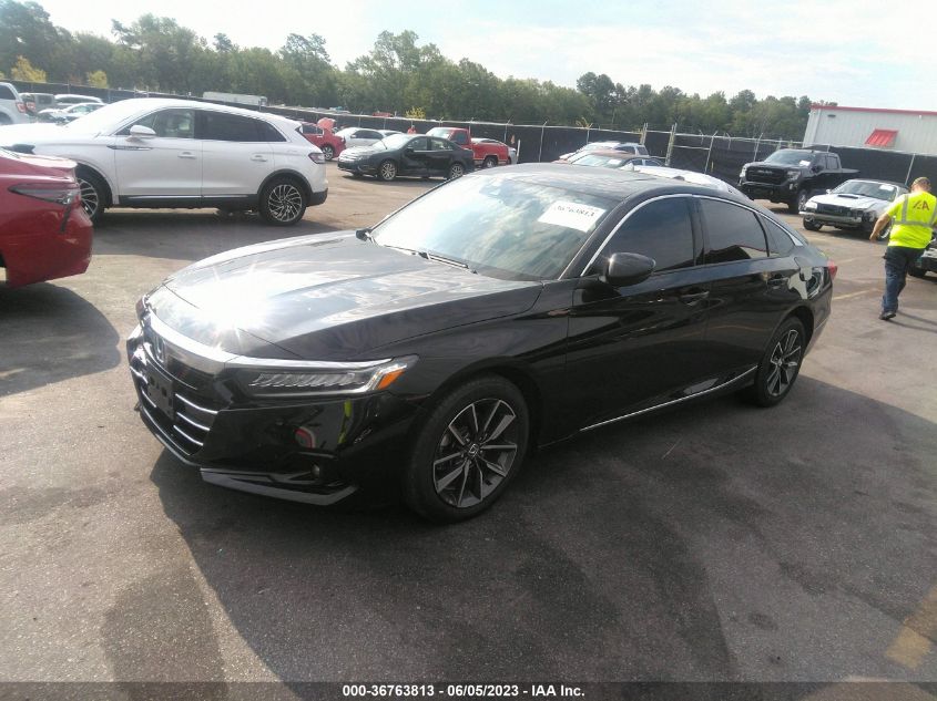 2022 HONDA ACCORD SEDAN EX-L - 1HGCV1F55NA002515