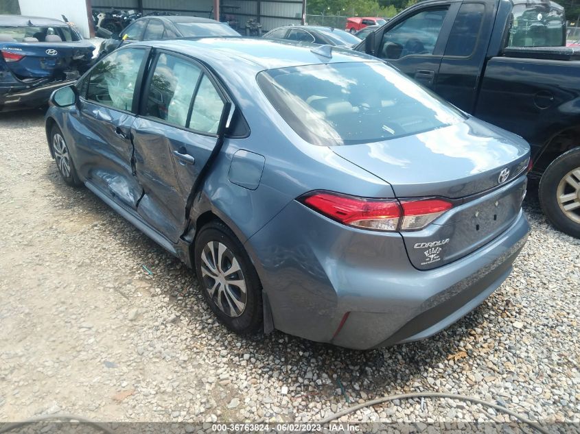 2022 TOYOTA COROLLA HYBRID LE - JTDEAMDE3N3013007