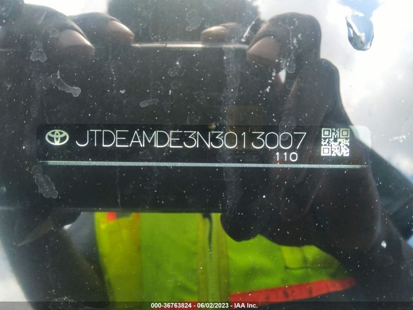 2022 TOYOTA COROLLA HYBRID LE - JTDEAMDE3N3013007