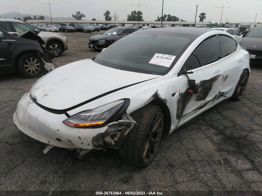 VIN 5YJ3E1EB2LF746468 2020 TESLA MODEL 3 LONG RANGE