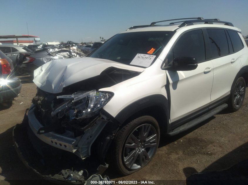 2019 HONDA PASSPORT EX-L - 5FNYF8H58KB003006