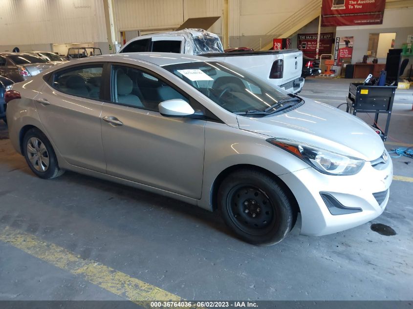 2016 HYUNDAI ELANTRA SE - 5NPDH4AE2GH715080